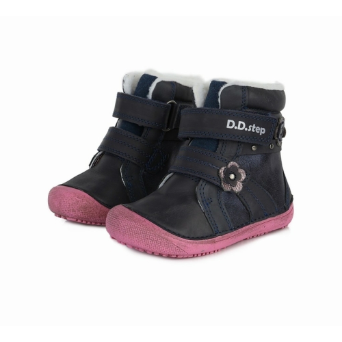 D.D.Step. sötétkék mezítlábas lány téli cipő